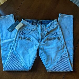 ZlZ Denim - High Rise Tapered - Size 28 - Light Wash Blue - New with Tags